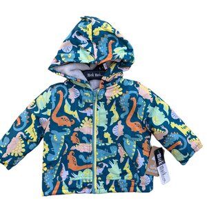 ADORABLE MICK MACK LTD hooded fleece lined dinosaur winter jacket 12m